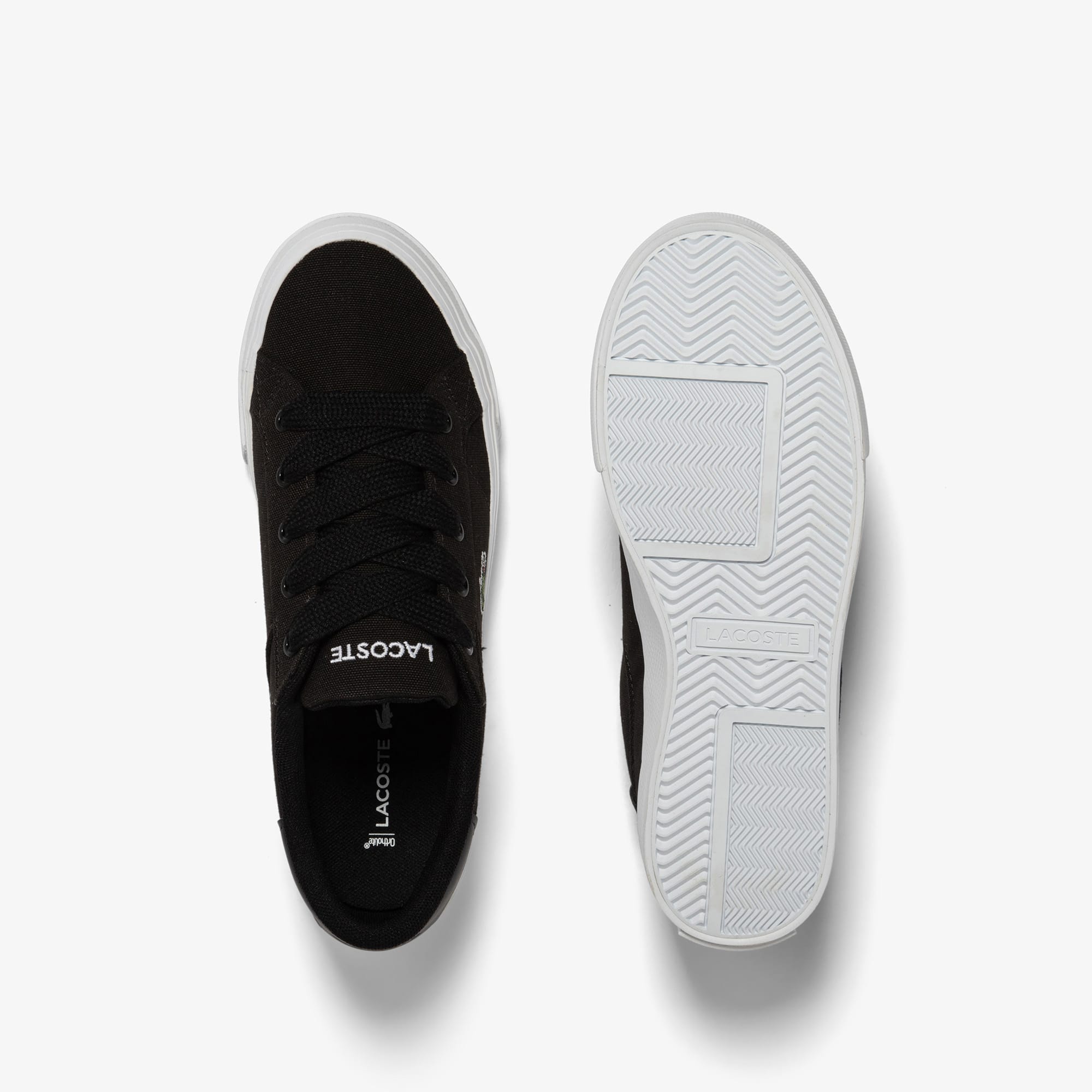 Sneakers Ziane Platform femme Lacoste en textile Sneakers - Noir - Lacoste - Femme