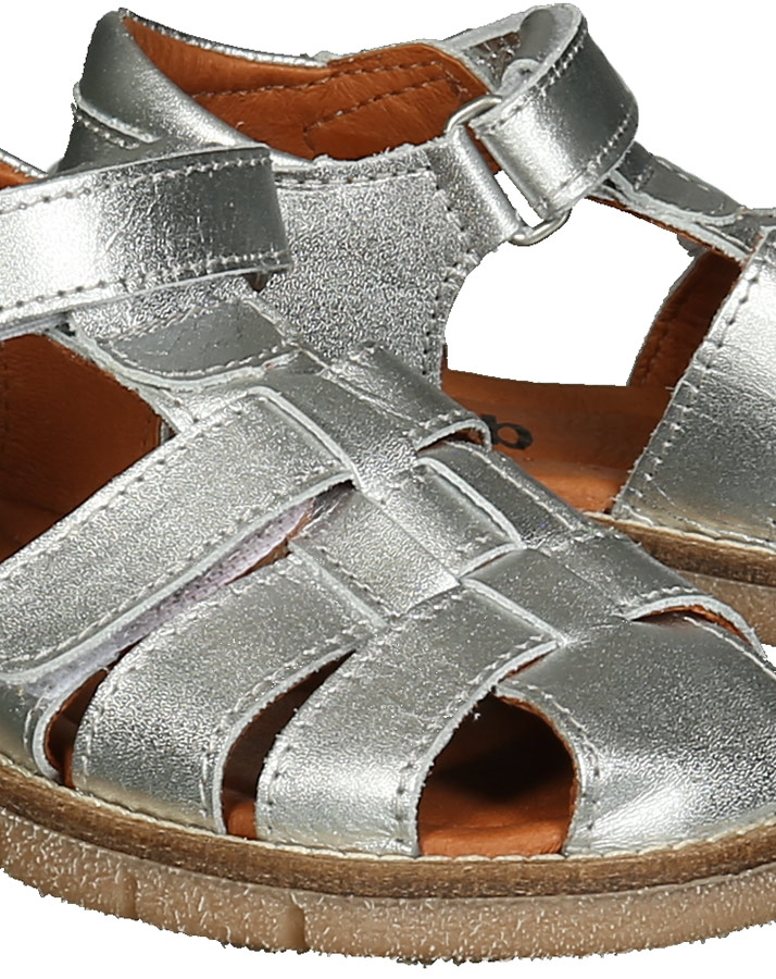Klett-Sandalen LAGERTHA in silber metallic