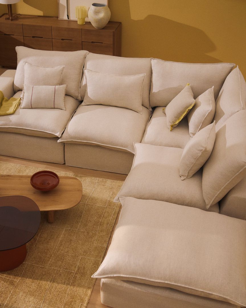 Kave Home Anarela Beige Hoekbank
