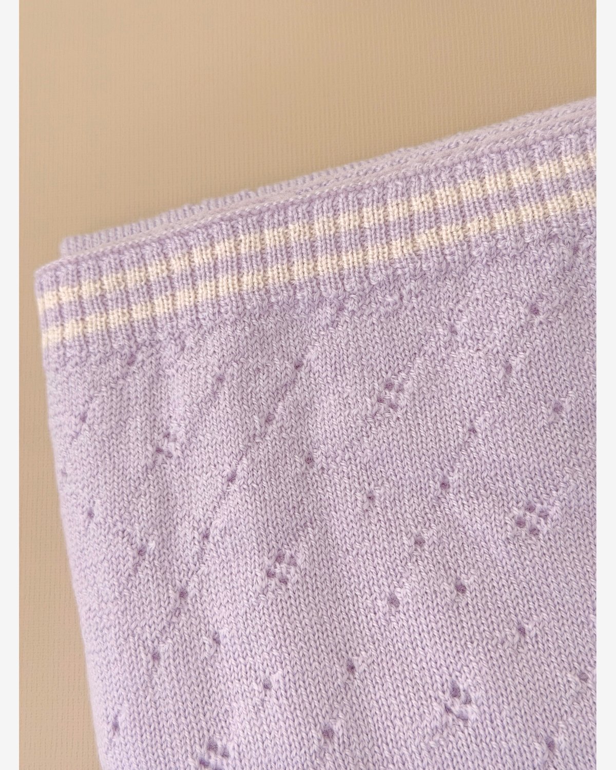 Babyteppe Ull – Tynn ullkvalitet, 100% Merino, 105×80 | Helårs