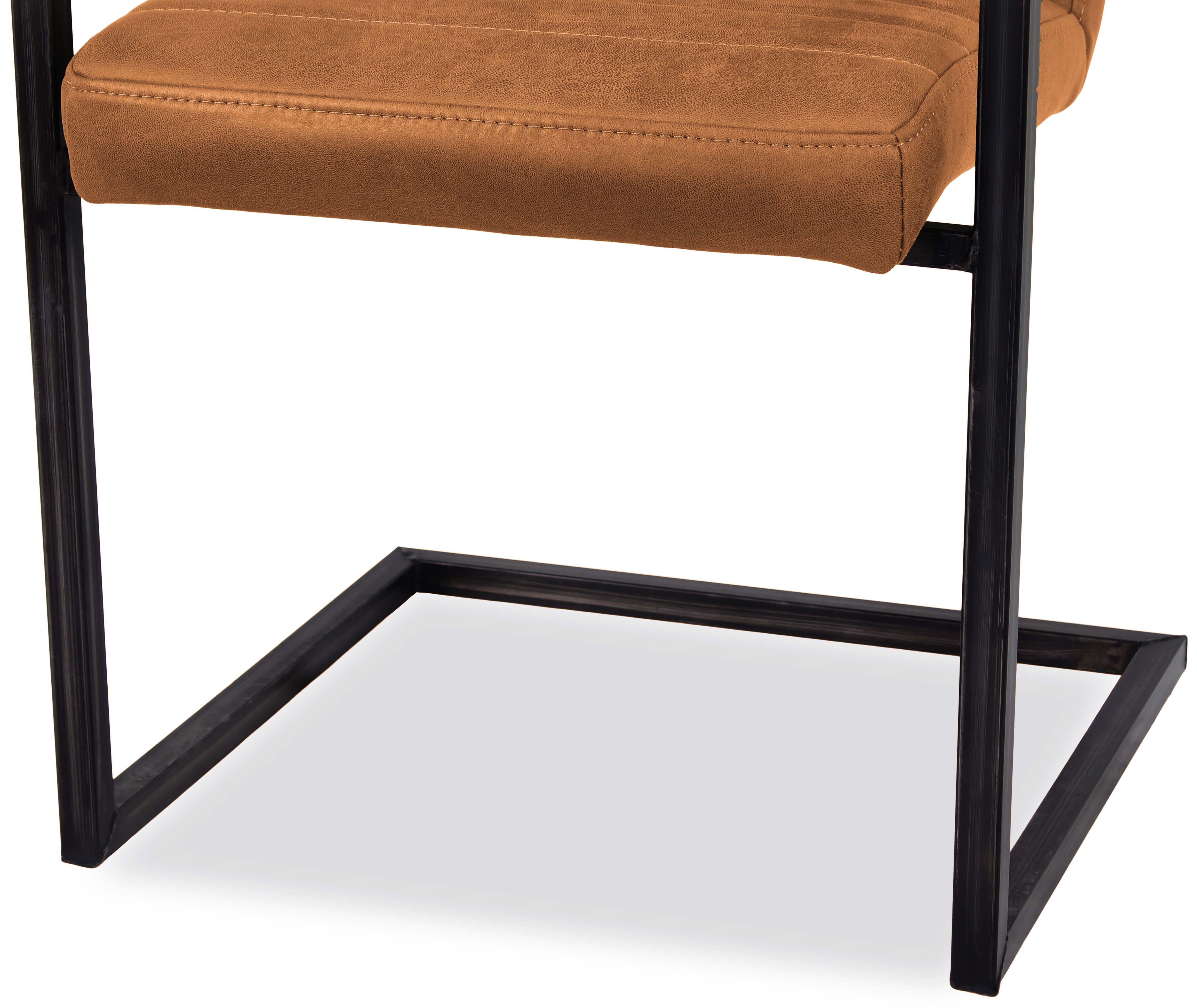 Eetkamerstoel Cognac Rocca B56 x D60 x H86 cm