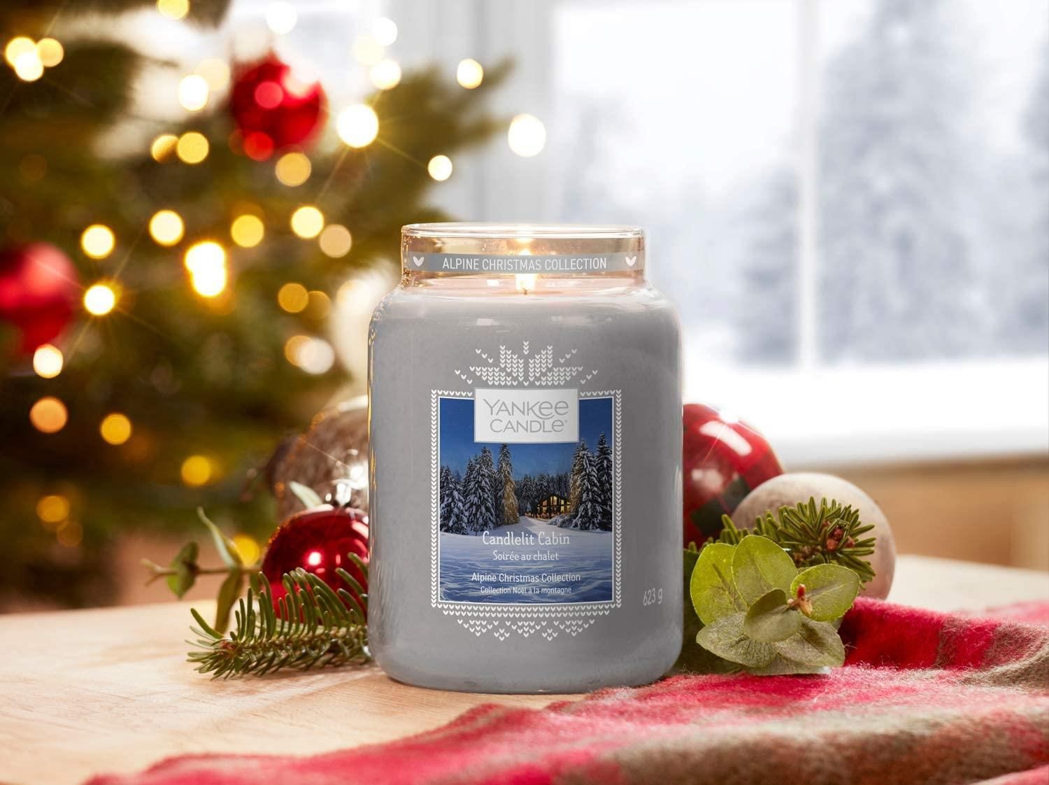 Yankee Candle Duftkerze Candlelit Cabin Medium Jar