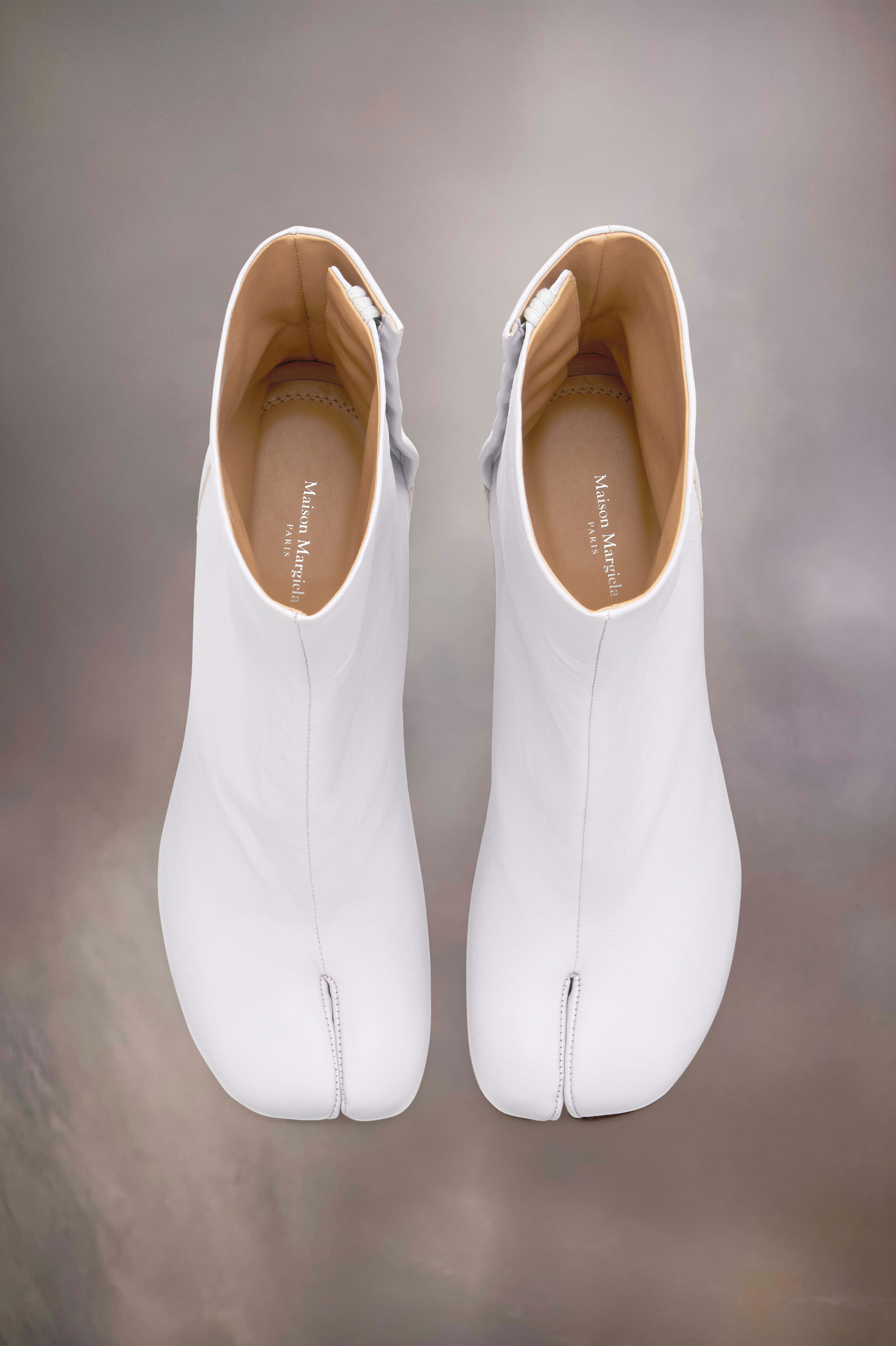 Bottines Tabi en cuir nappa souple | Femme Glycine