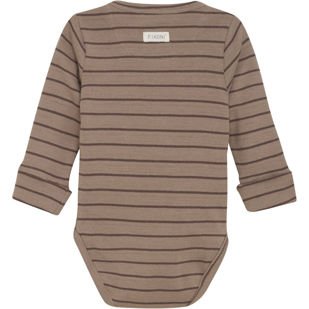 Køb FIXONI Mocha Meringue Slå-om Body Ls Rib