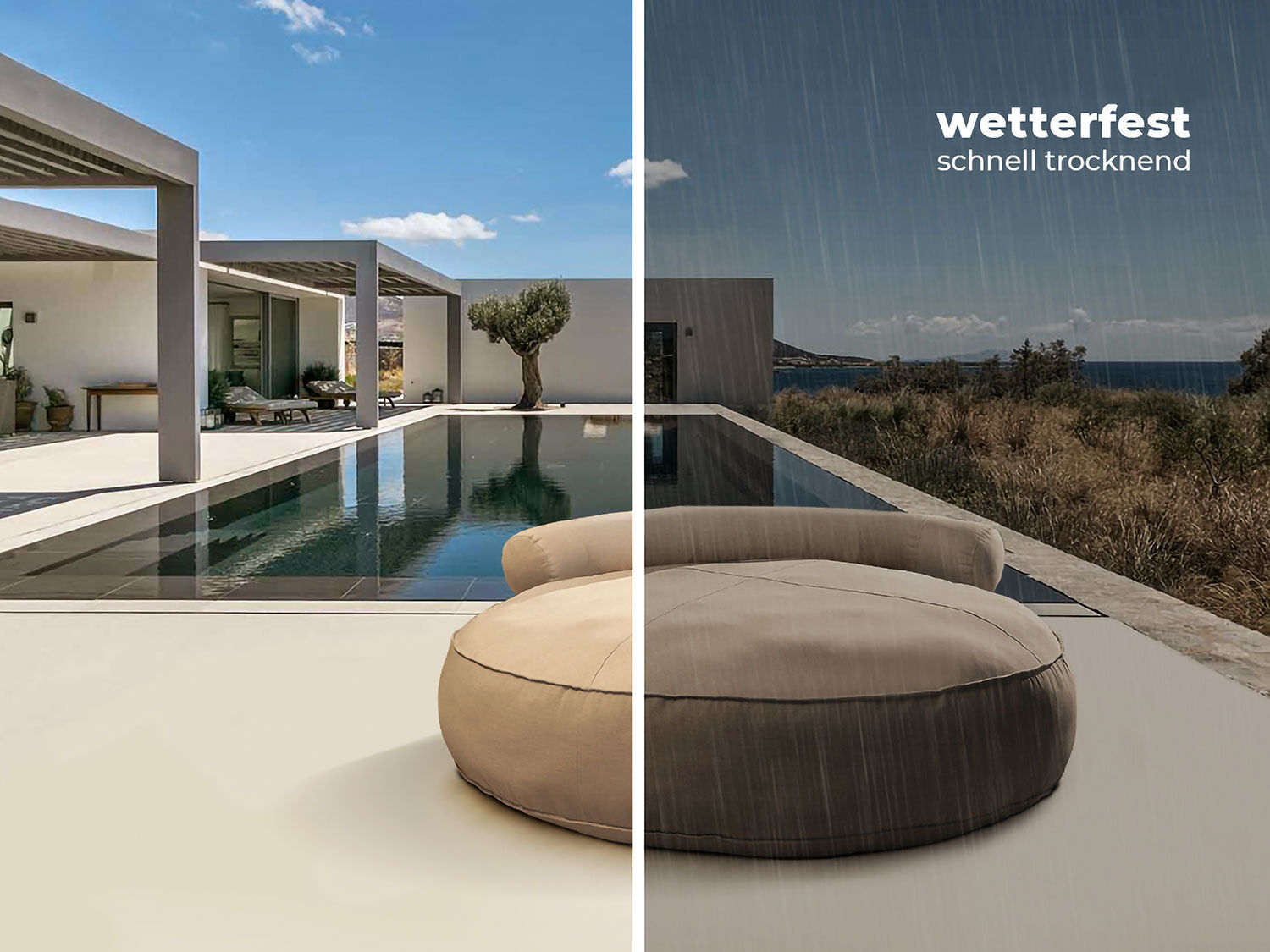 Gartenlounge Pilo, in Sunbrella-Stoff