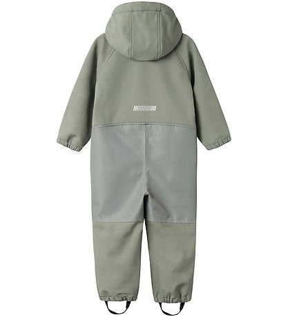 Name It Softshellanzug m. Fleece - NmmAlfa08 - Shadow m. Magisch