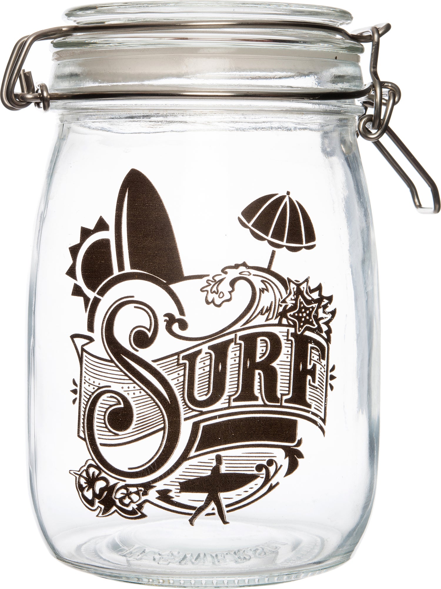 Intratuin voorraadpot Surf transparant D 12 H 18 cm