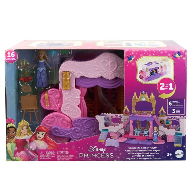 Disney Princess - 2in1 Kutsche und Schloss - Spielset