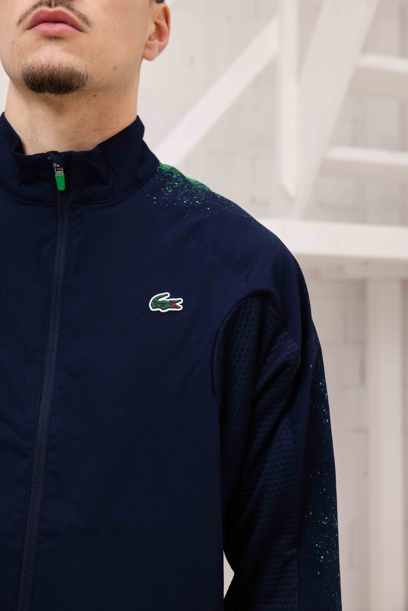Lacoste Tennis x Daniil Medvedev Trainingspak Heren Donkerblauw/Groen