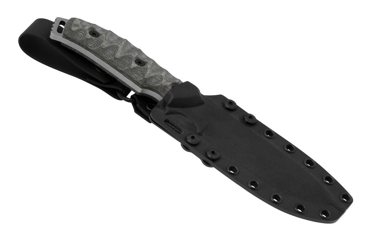 White River Knives GTI 4.5 Stonewashed CPM S35VN, OD Green Canvas Micarta, Justin Gingrich design