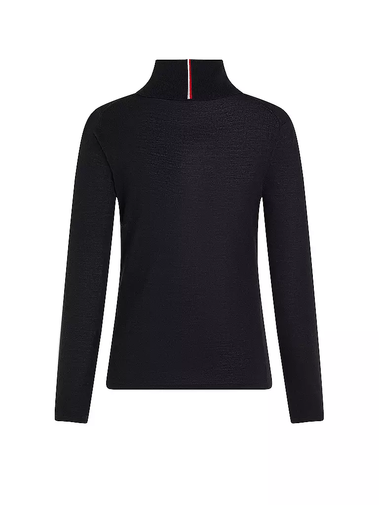 TOMMY HILFIGER Rollkragenpullover schwarz