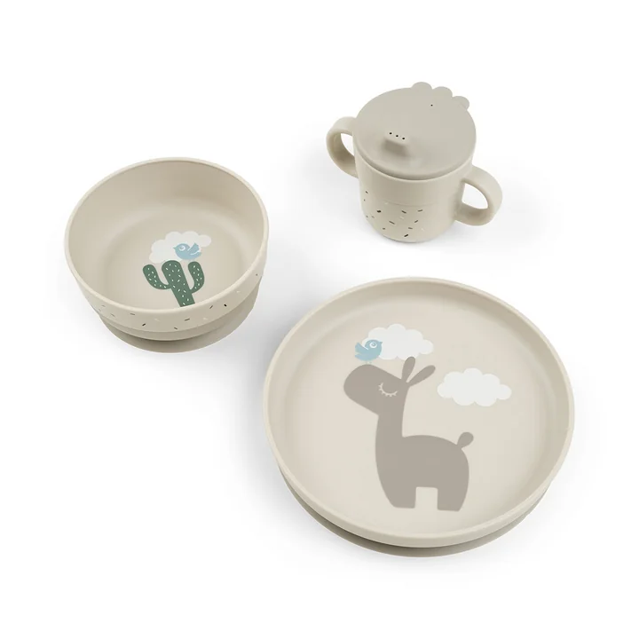 Done by Deer - Foodie Geschirr-Set, Lalee, sand (3er-Set)