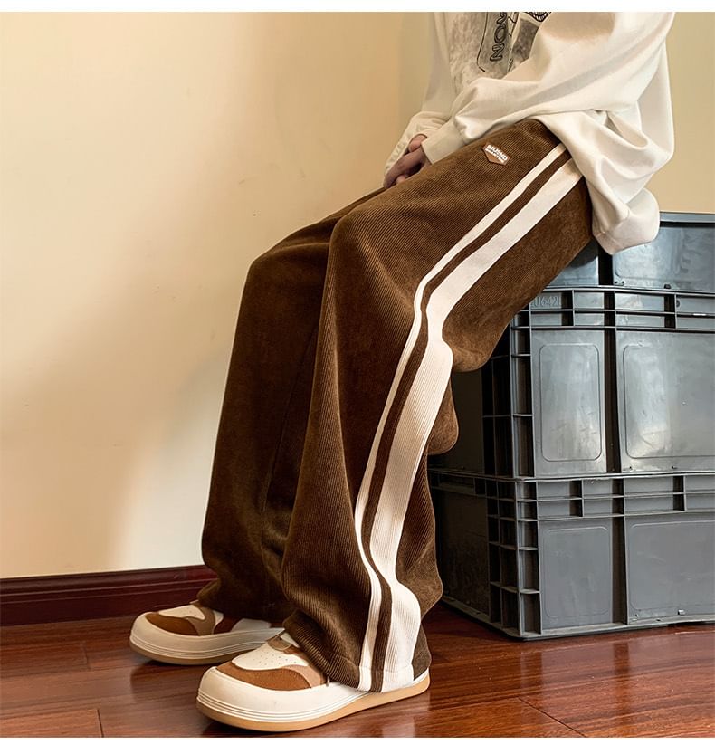 DuckleBeam - Tweekleurige joggingbroek met losse pasvorm