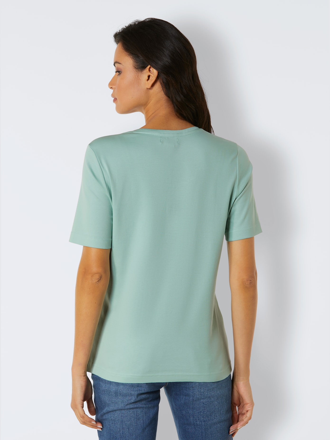 T-shirt coton brillance