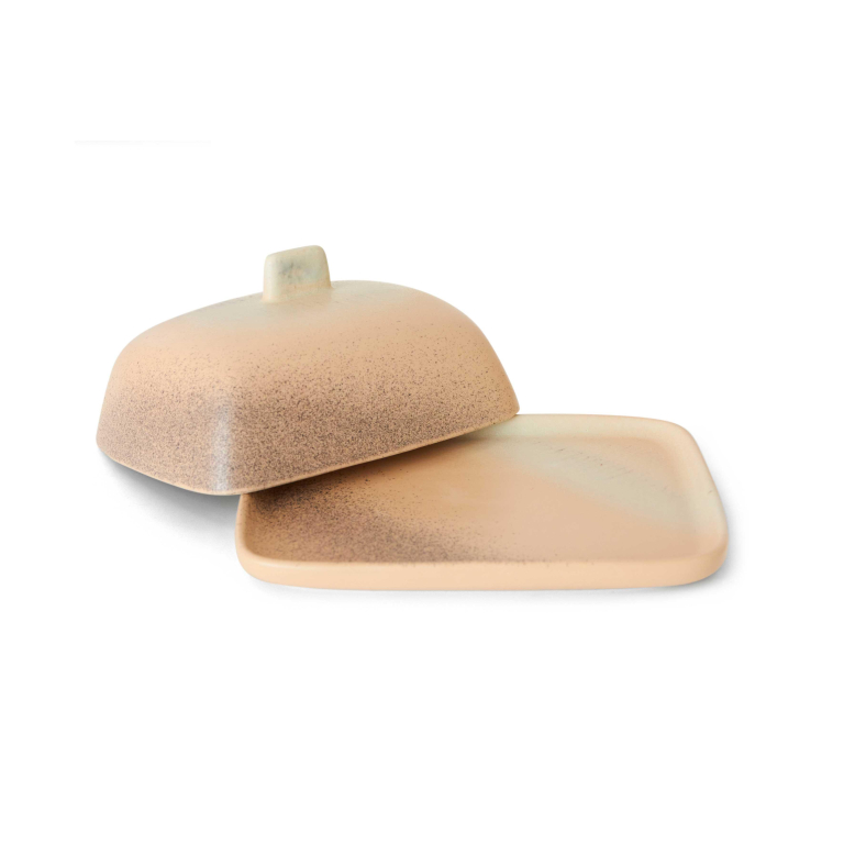 HKliving 70's Ceramic botervloot mercury