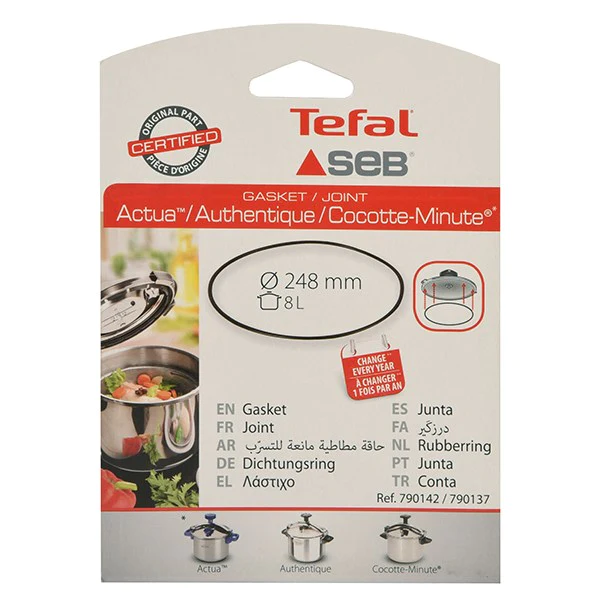 Joint en silicone pour autocuiseur Cocotte-Minute® 8L Seb