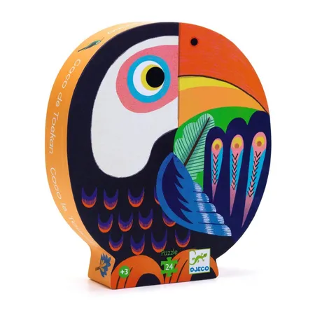 Djeco Puzzle: Tukan, 24 Teile