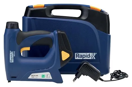 Rapid BTX140, Hæftepistol, Sort, Blå, Gul, 20 skud/min, 6 mm, 1,4 cm, No. 140
