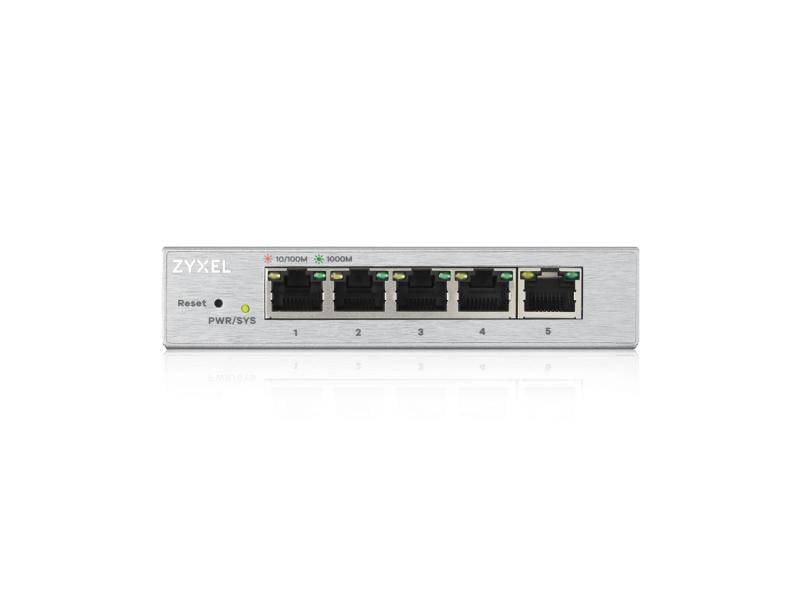 Zyxel Switch GS1200-5 IPTV 5 Port 5-Port Web Managed Gigabit Switch