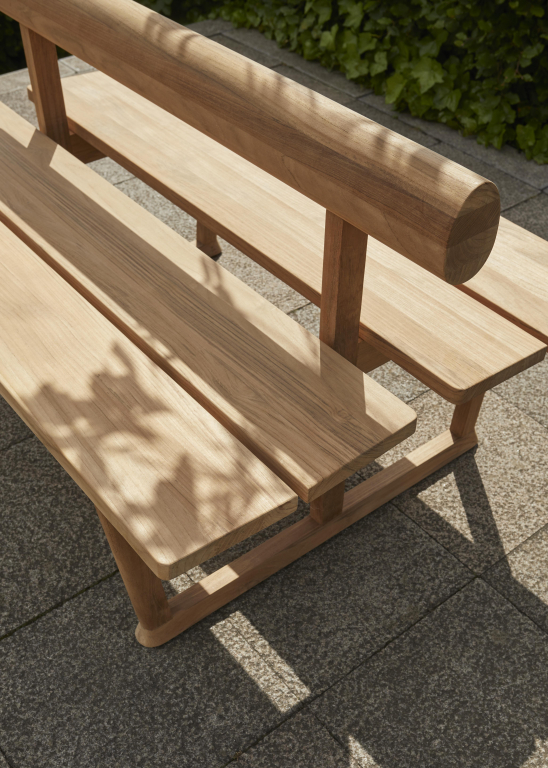 Fritz Hansen Banco Bench Double tuinbank 130