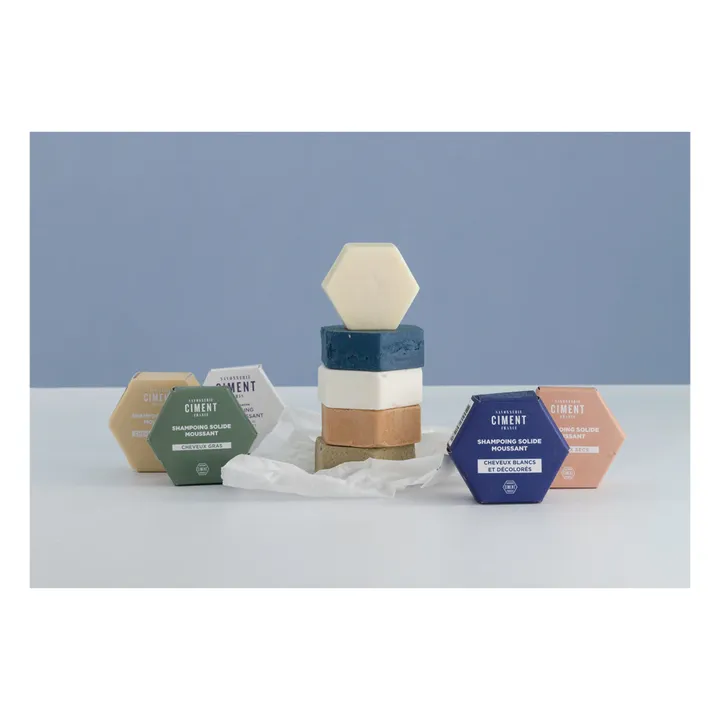 Ciment Shampoing solide cheveux normaux - 80 g