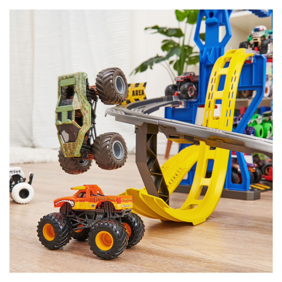 Monster Jam 1:64 Monster Garage Speelset