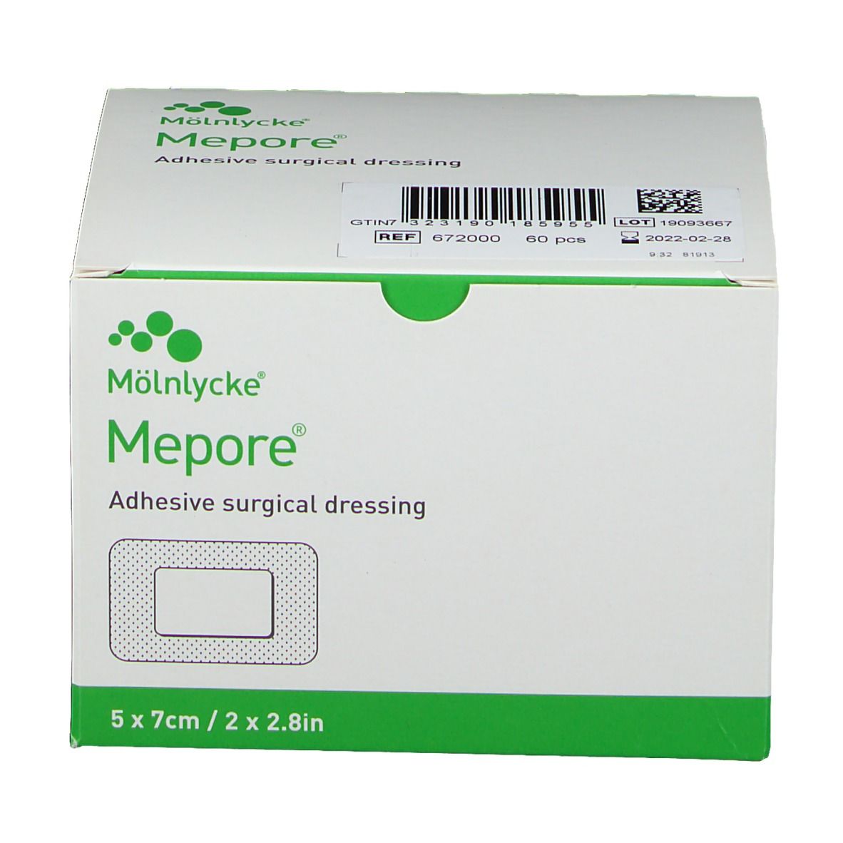 Mepore® Wundverband 5 x 7 cm steril