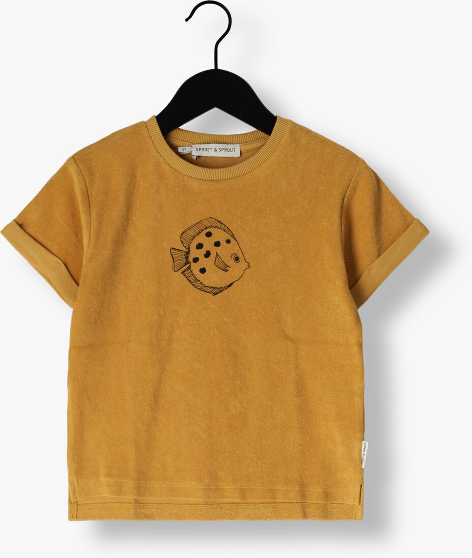 Sproet & Sprout camel sproet & sprout t-shirt terry t-shirt fish