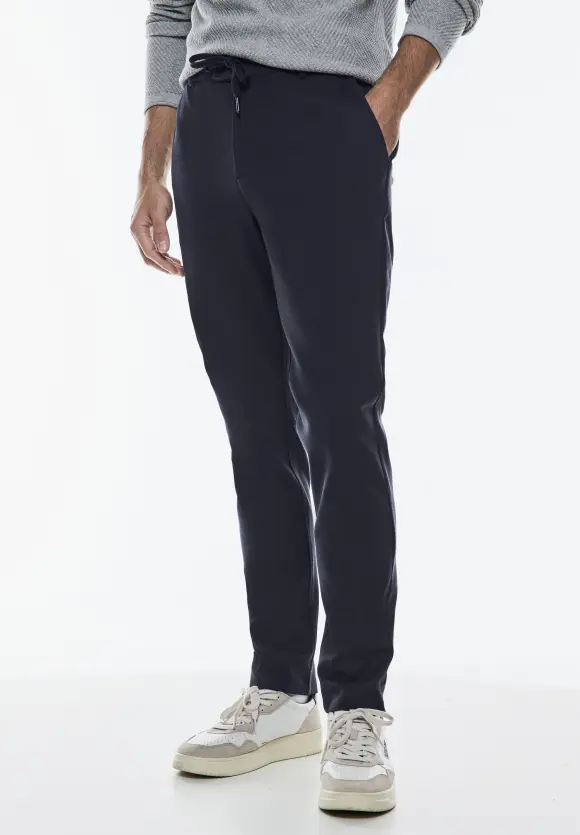 Slim Fit Chino Hose - deep blue