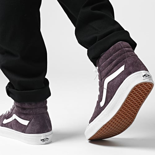 Baskets Montantes Sk8 Hi A5JMJBEF1 Suede Wine Tasting