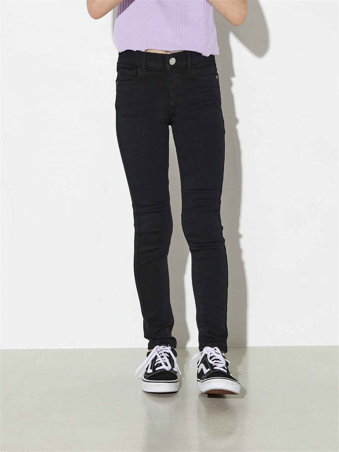 KONRAIN Skinny Fit Jeans Black