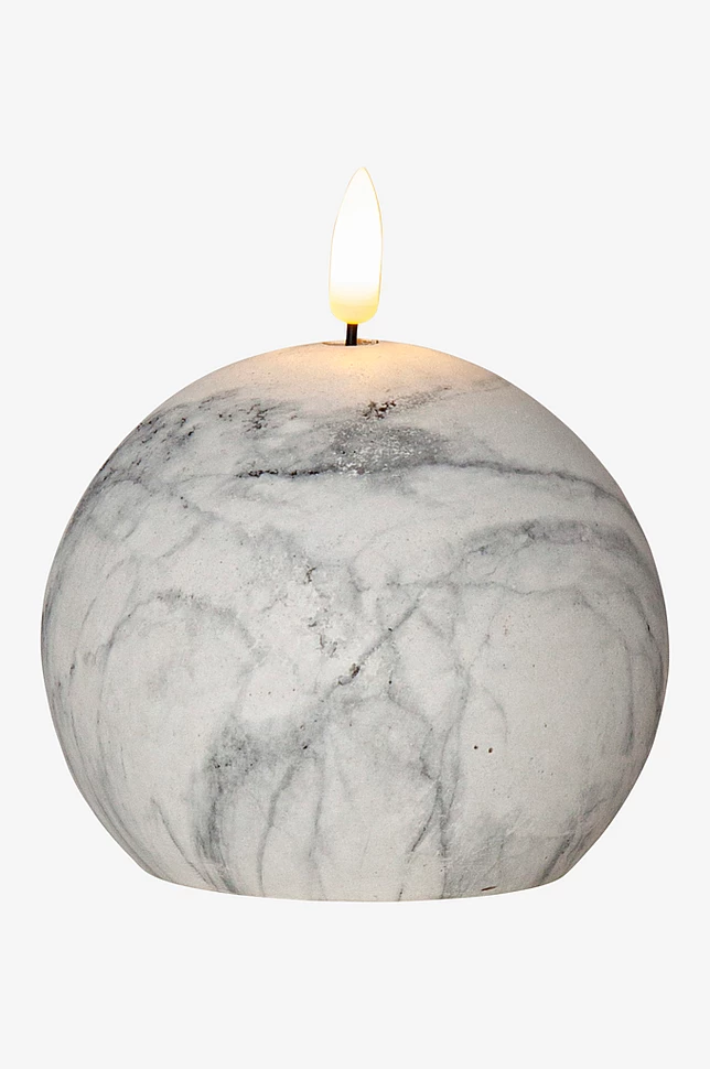 FLAMME MARBLE kubbelys LED 12 cm