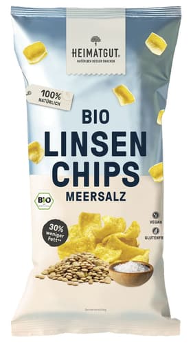 Heimatgut Bio Linsenchips Meersalz