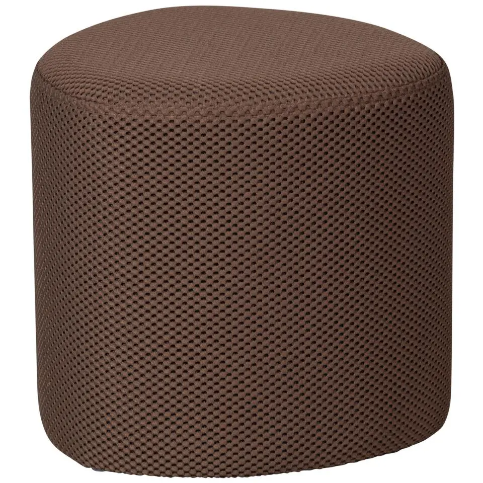 WOOOD Puuk Poef - Mesh - Espresso - 38x40x40