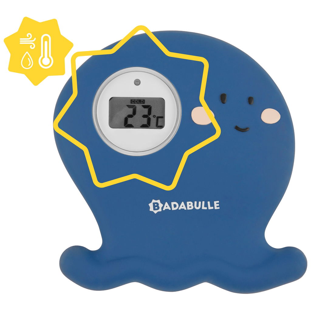 badabullebadabulle   Badethermometer Krake