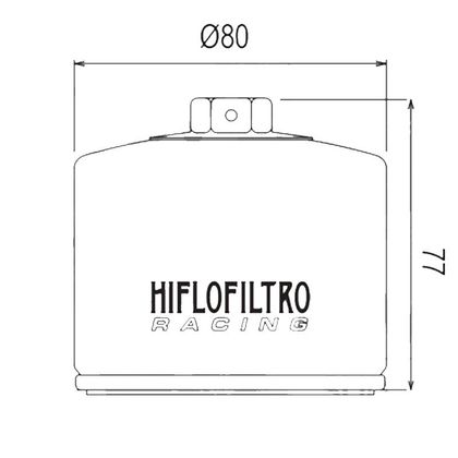 Filtre à huile HifloFiltro HF124RC Racing
