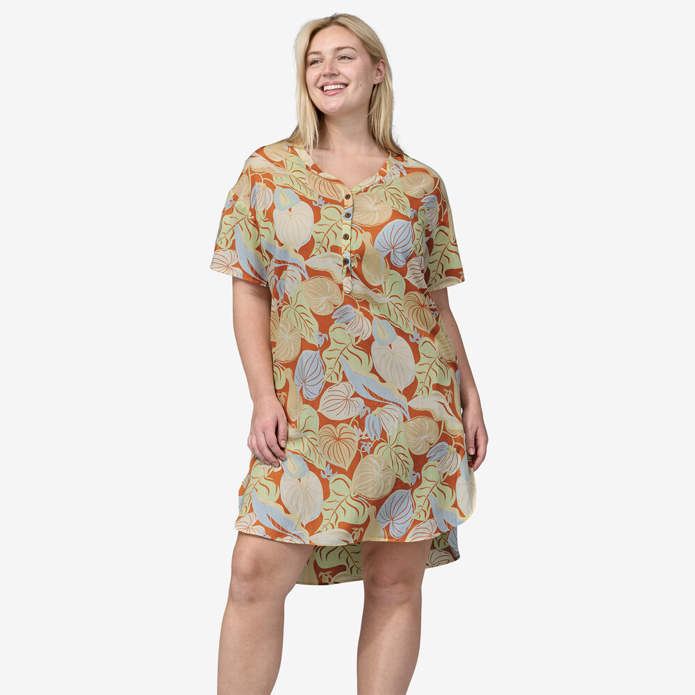 Kurzärmeliges Pataloha-Kleid für Damen