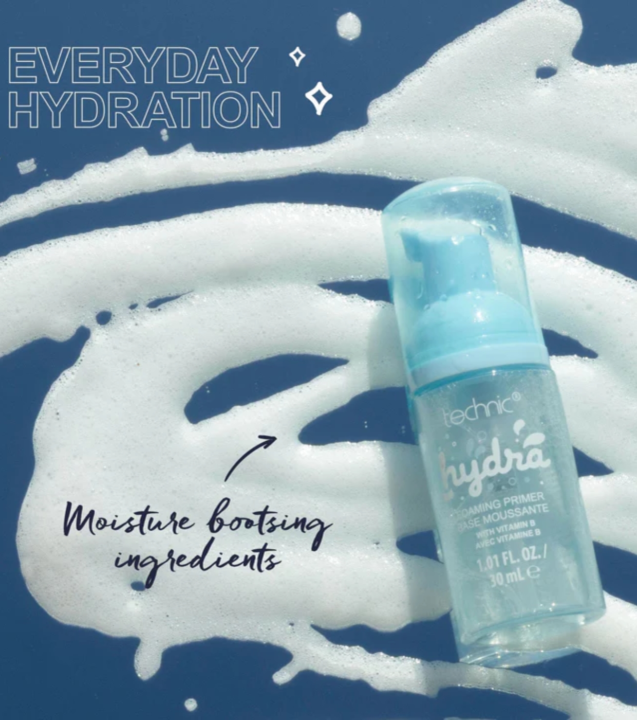 Technic Cosmetics - Primer de maquiagem em espuma Hydra Primer