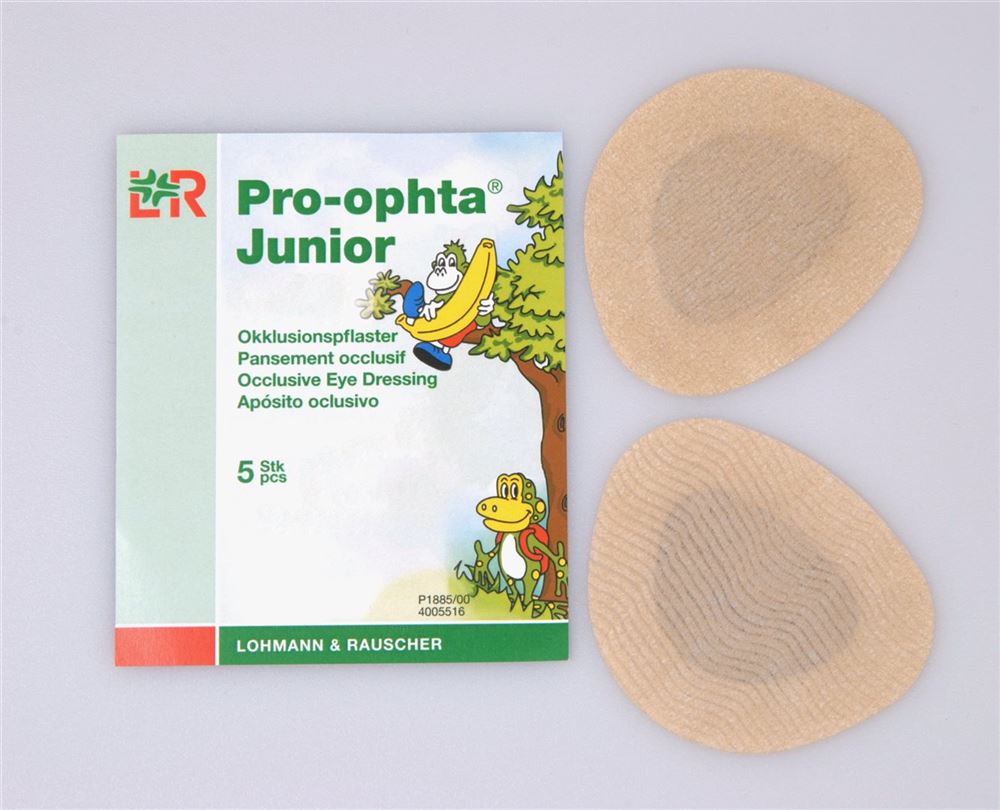 PRO OPHTA Junior Augenpflaster maxi 7.0x5.9cm 5 Stk