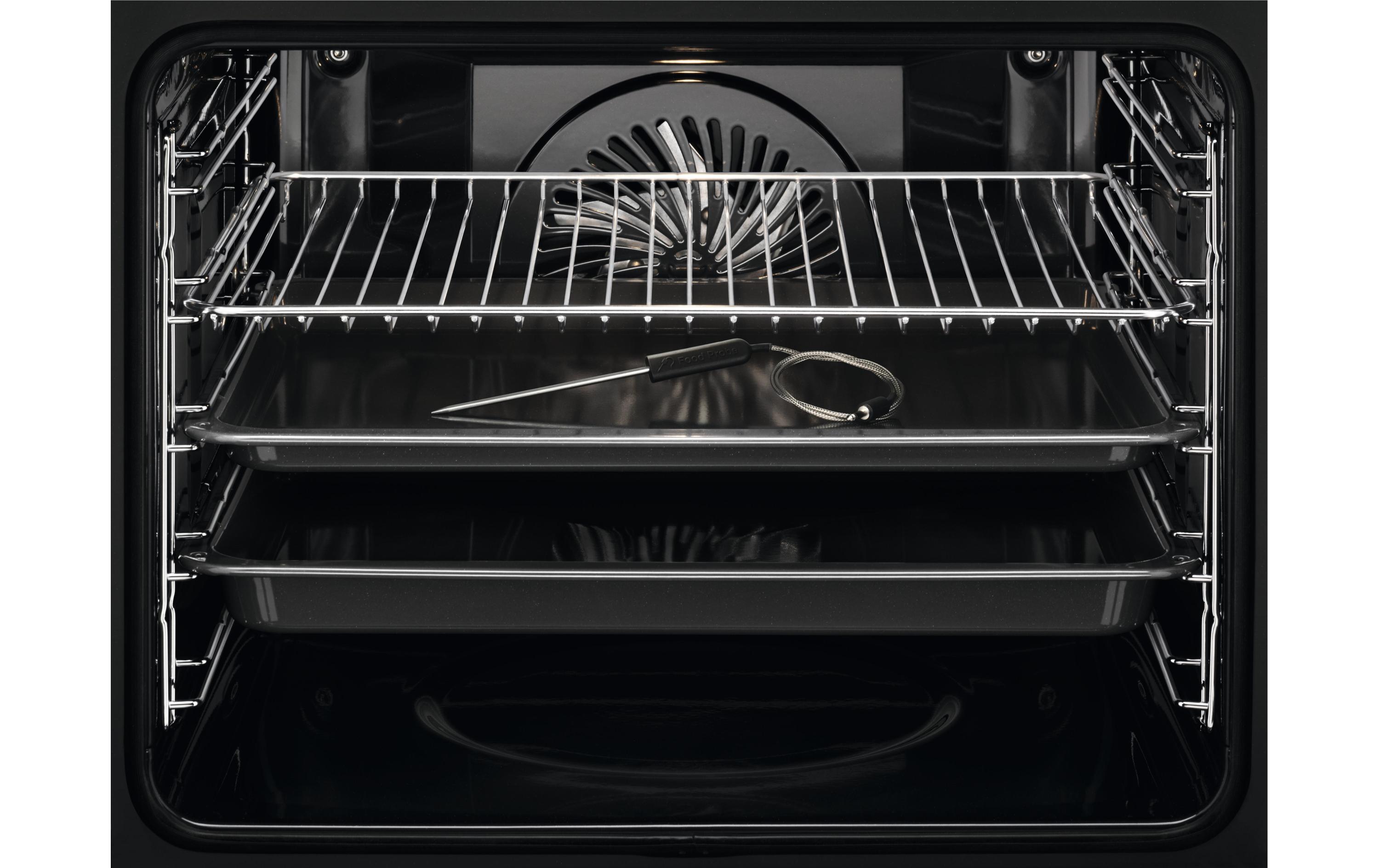 Einbaubackofen EB7GL4CN Schwarz/Silber A+<br>Backofen für den Einbau