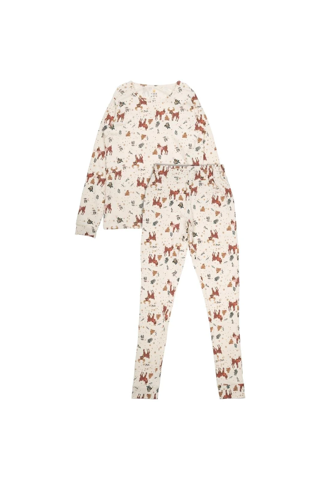 The New Tnholiday Nightset Adults TN5959 white swan aop