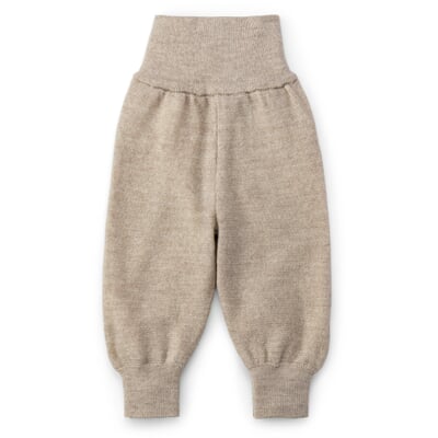 Baby-Bundhose Merinowolle, Beige