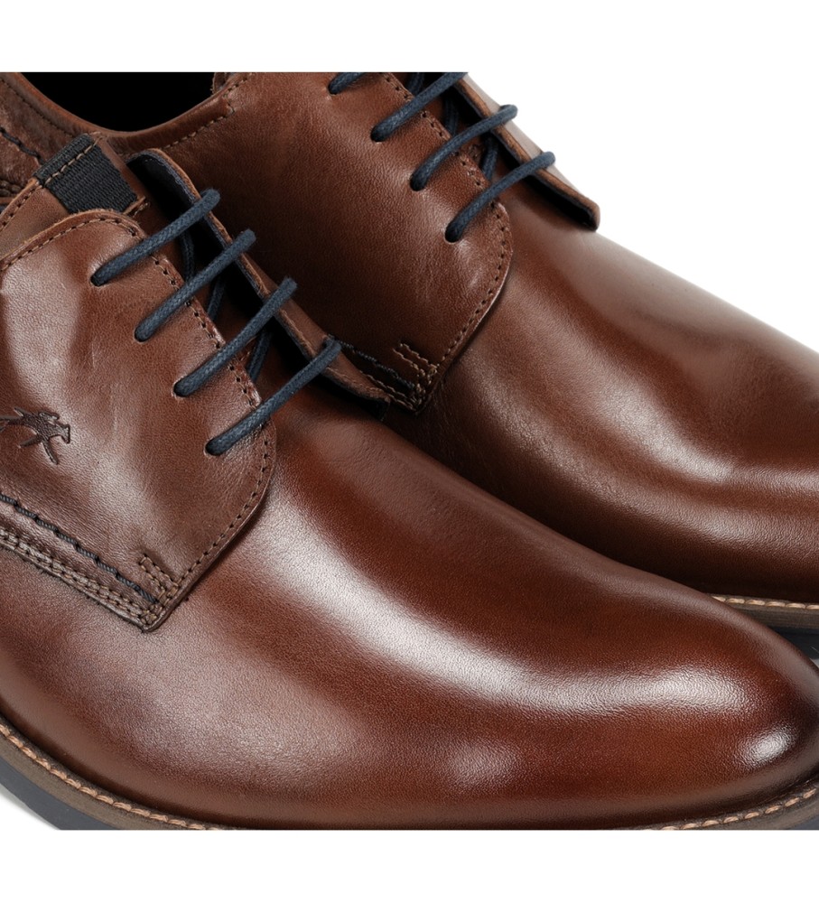 Mocassins Fluchos Theo em couro marrom