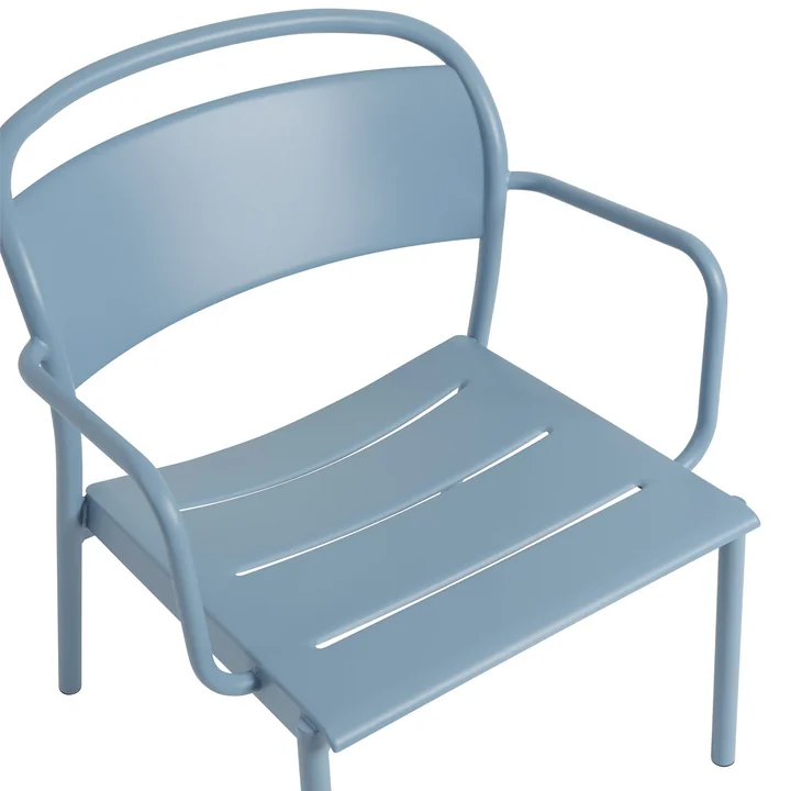 Muuto - Linear Steel Armchair, hellblau NCS 4020-B