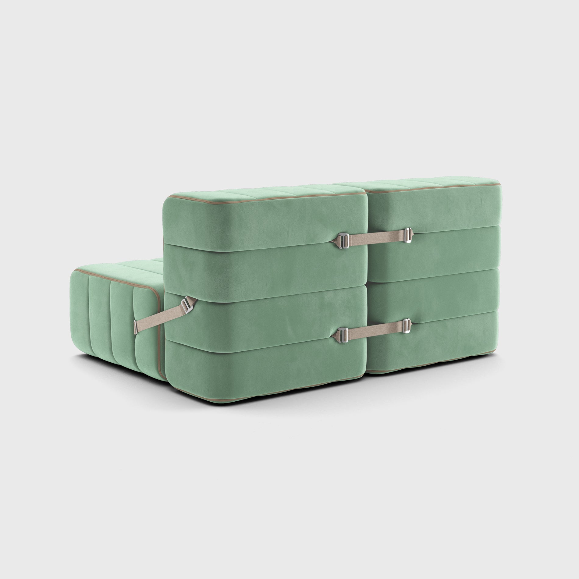 Curt-Set 4 - Barcelona - Patina (licht Groen)