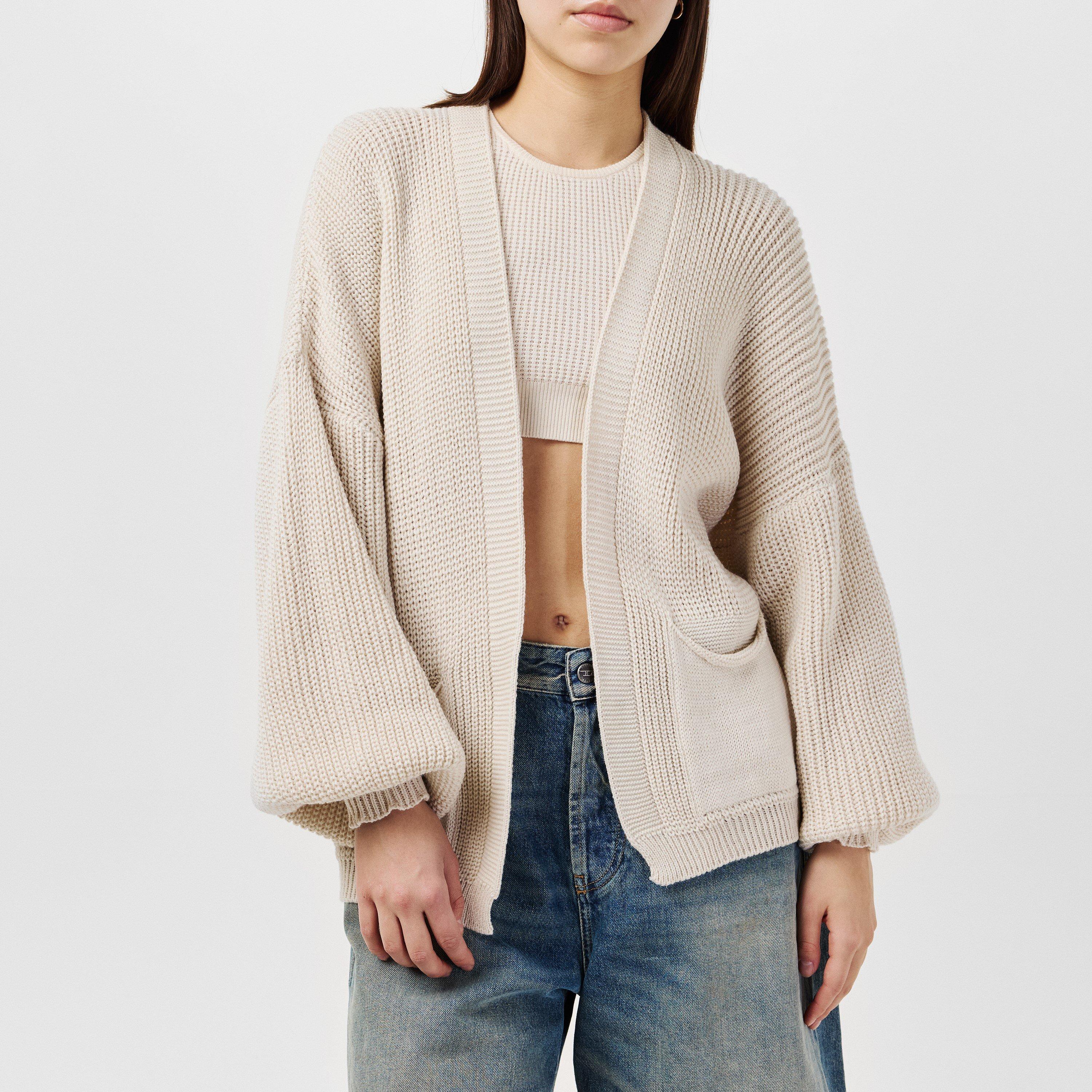 Missy Empire ME Balloon Sleeve Cardigan Womens