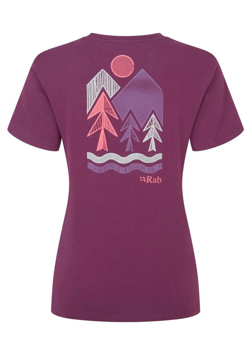 Rab Tuku Vista Tee Wmns Mulberry