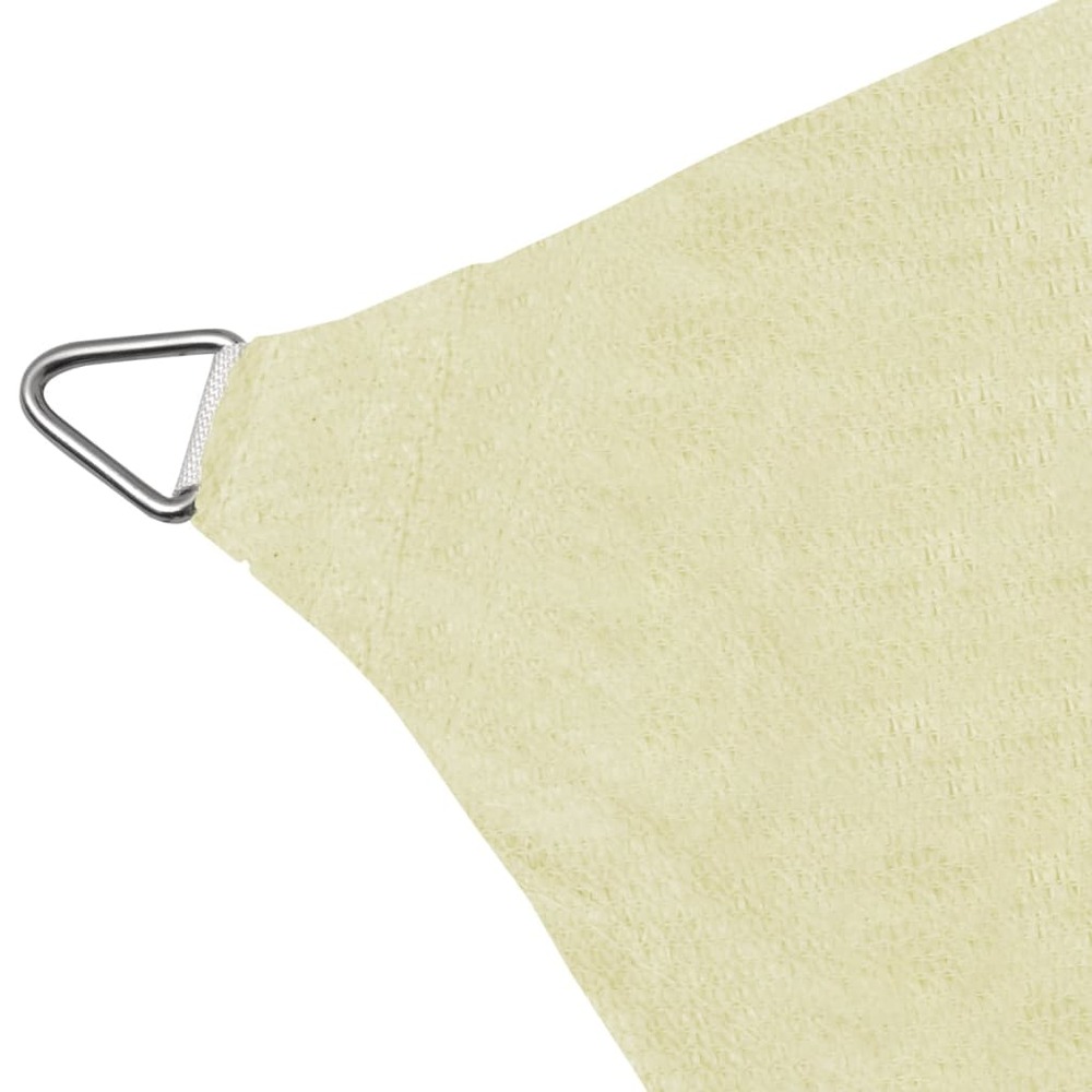 Parasol en pehd rectangulaire 2 x 4 m crème