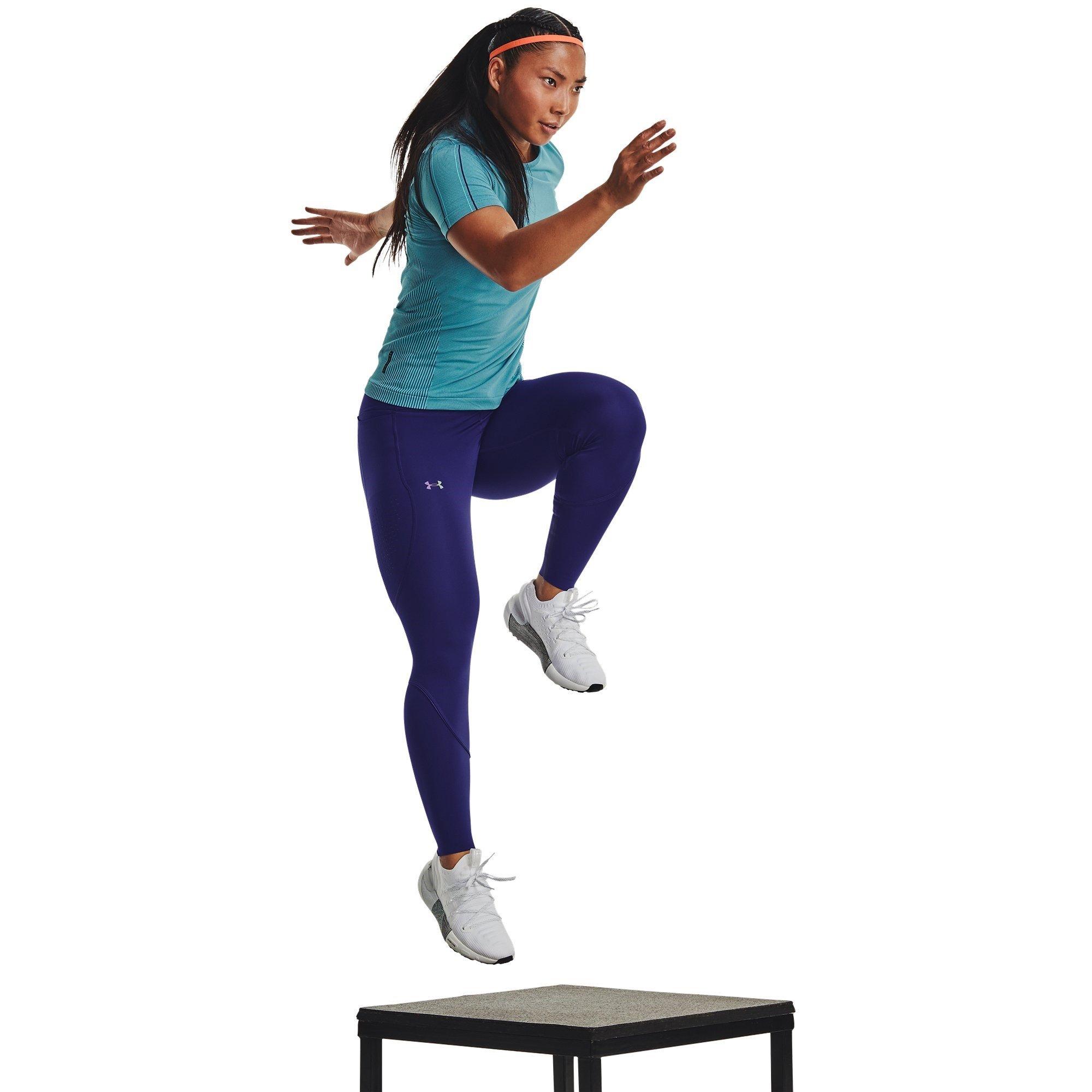 Under Armour UA Slim Fit Ankle Length Perforated Leggings Womens