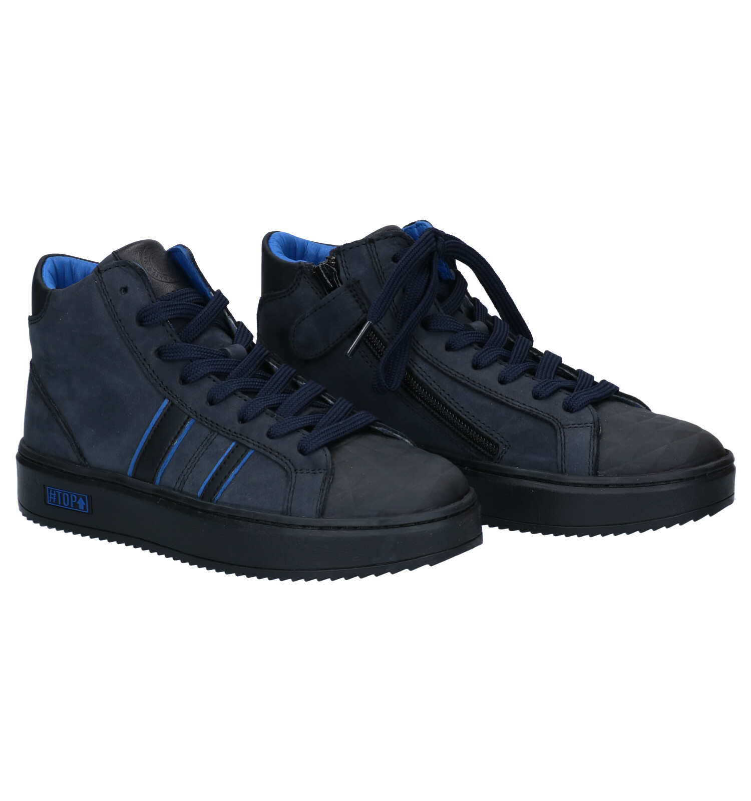 Hoge schoenen blauw